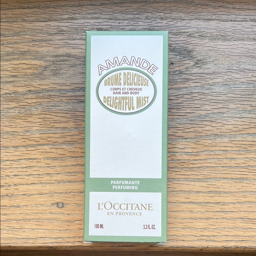 NWT L'OCCITANE Almond Hair and Body Mist UNOPENED Amande delightful mist